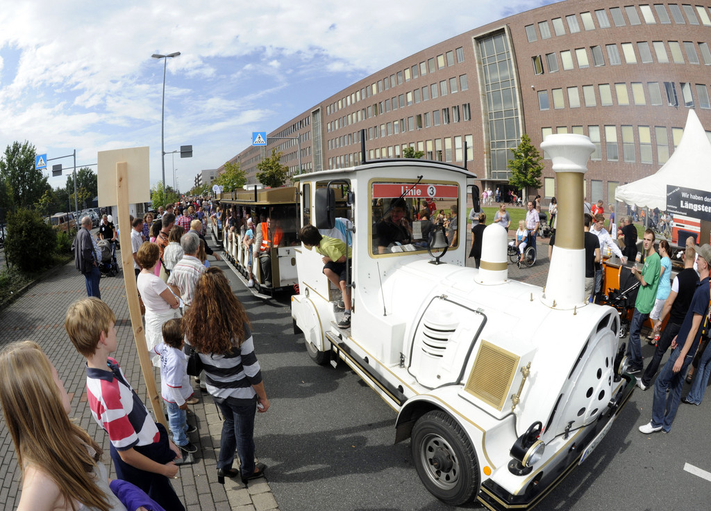 Familienfest im Nutzfahrzeugwerk von Volkswagen in Hannover.