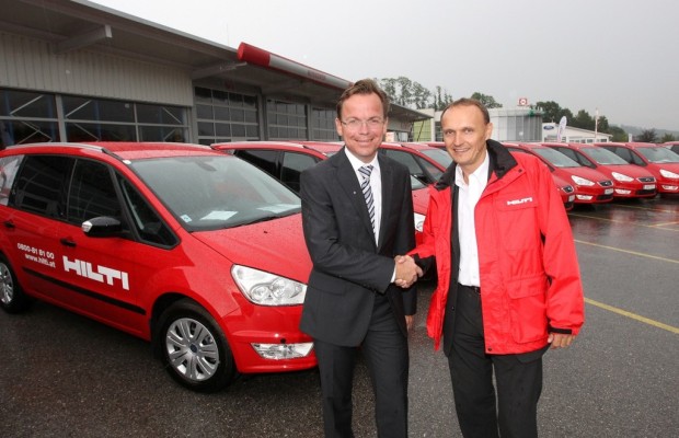 Ford übergibt in Österreich 70 Galaxy an Hilti