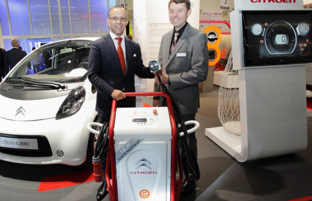 IAA 2011: Citroën und e8energy präsentieren Schnell-Ladestation