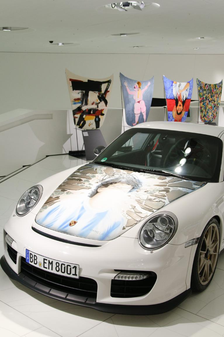 Kunst auf der Haube