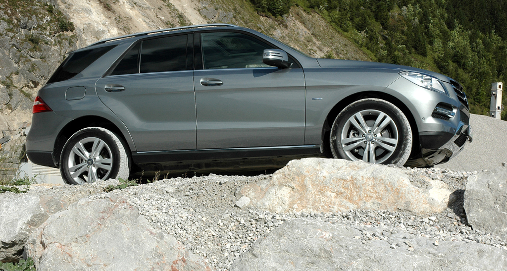 Mercedes M-Klasse: Und so sieht die Neuauflage von der Seite aus.