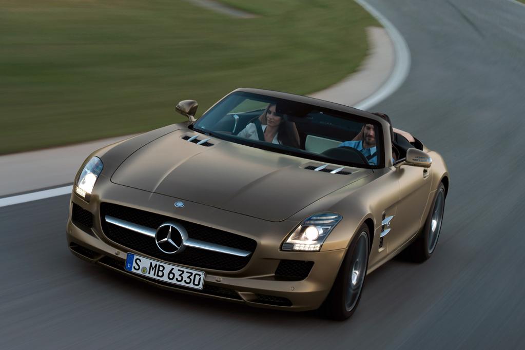Mercedes SLS AMG Roadster: Fliegen ohne Flügel