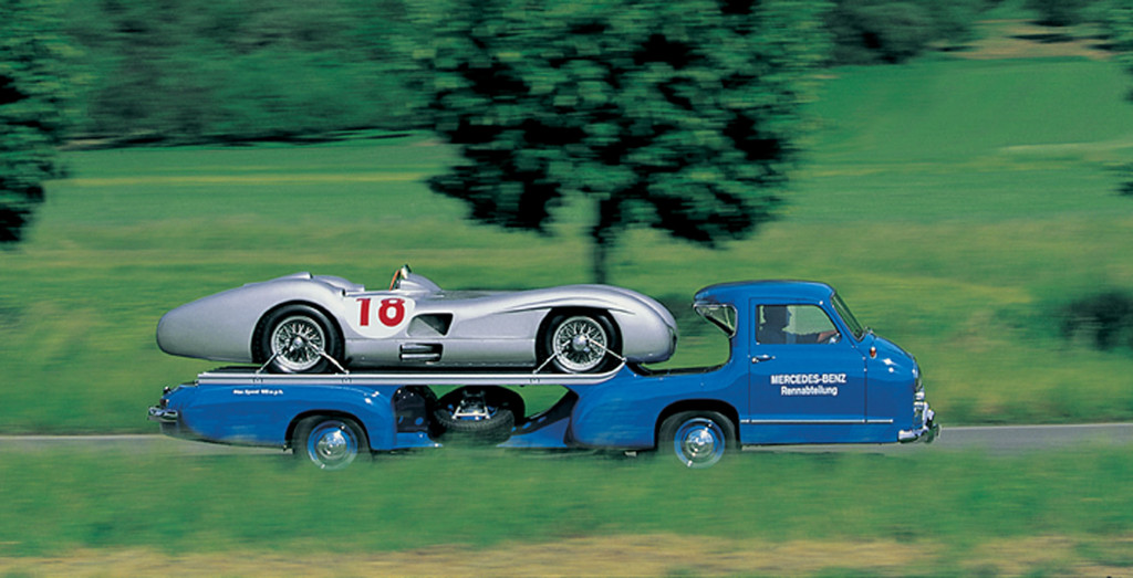 Nachbau des Mercedes-Benz Schnelltransporter (1955).