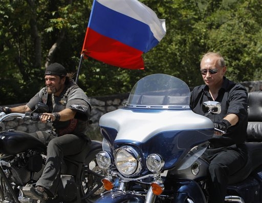 Neuer Stern in der Rockerhölle: Wladimir Putin fährt jetzt Harley Davidson