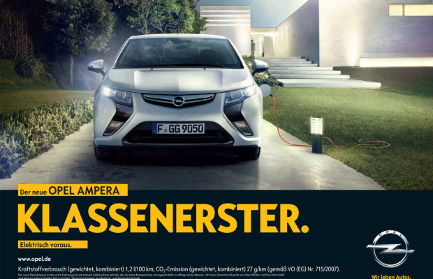 Opel startet Werbekampagne für den Ampera