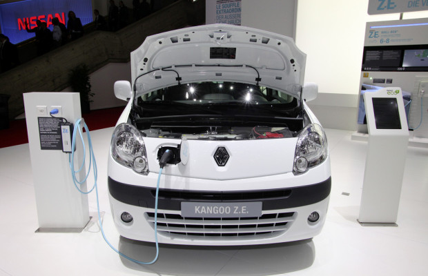 Probefahrten mit Renault Kangoo Z.E. bei Klimawoche
