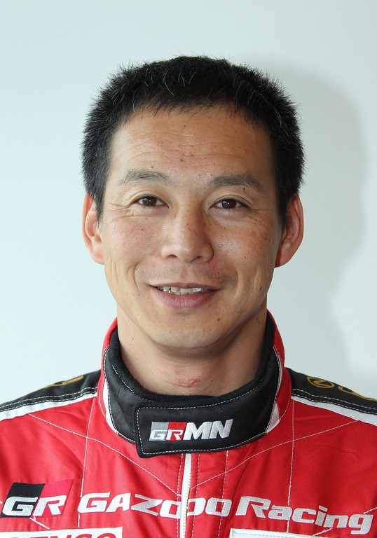 Renn- und Testfahrer Akira Iida.
