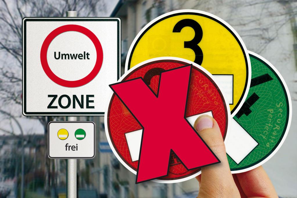 Stadtfahrten nur noch mit grüner Umweltplakette