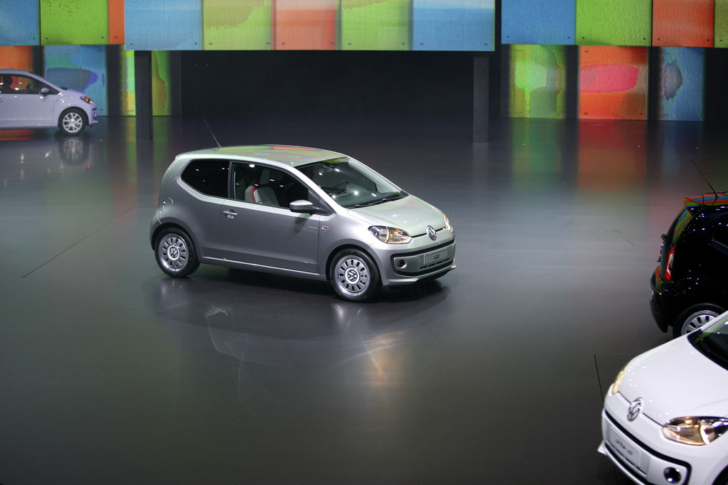 Volkswagen Up bei der VW-Vorabendversanstaltung 