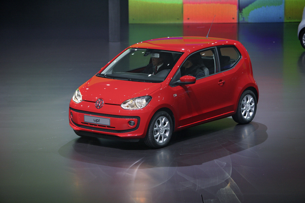 Volkswagen Up bei der VW-Vorabendversanstaltung 