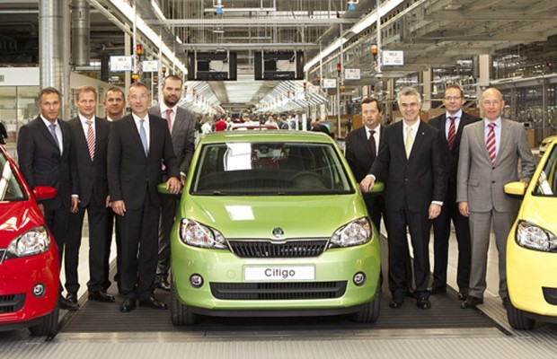 Škoda startet in Bratislava die Produktion des Kleinwagens Citigo