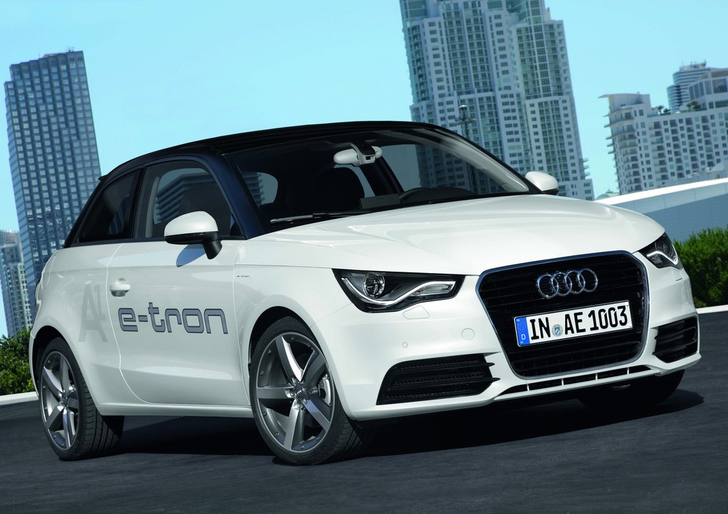 20 Audi A1 E-tron werden in München getestet