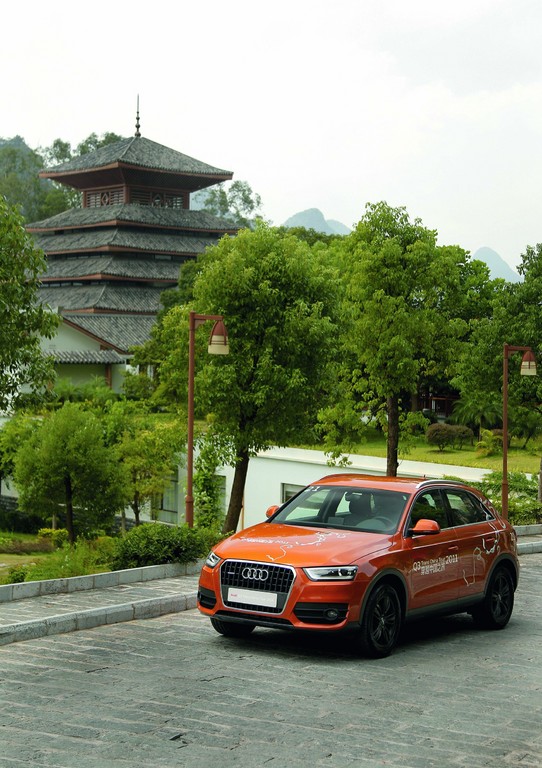 20 Audi Q3 auf Tour durch China