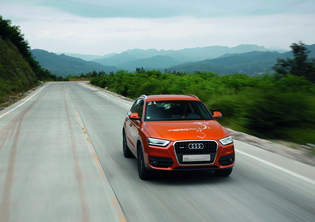 20 Audi Q3 auf Tour durch China