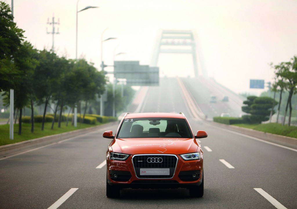 20 Audi Q3 auf Tour durch China
