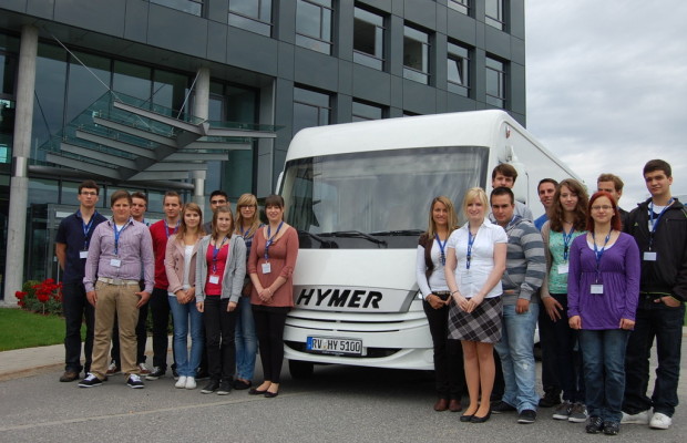 21 Auszubildende starten bei Hymer ins Berufsleben