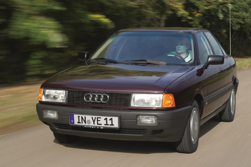Als 1986 die Baureihe B3 startete, war der Audi 80 längst ein Millionenseller