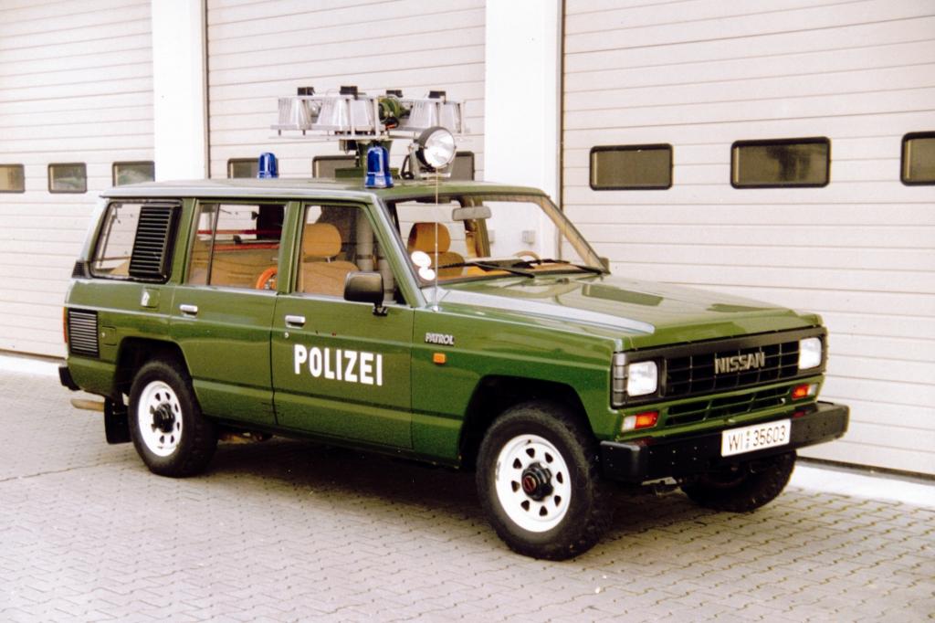 Auch die deutsche Polizei nutzte den Nissan Patrol