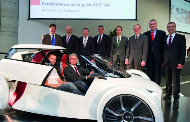 Audi-Betriebsversammlung in Neckarsulm