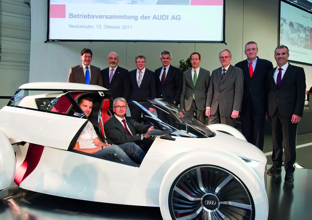 Audi-Betriebsversammlung in Neckarsulm