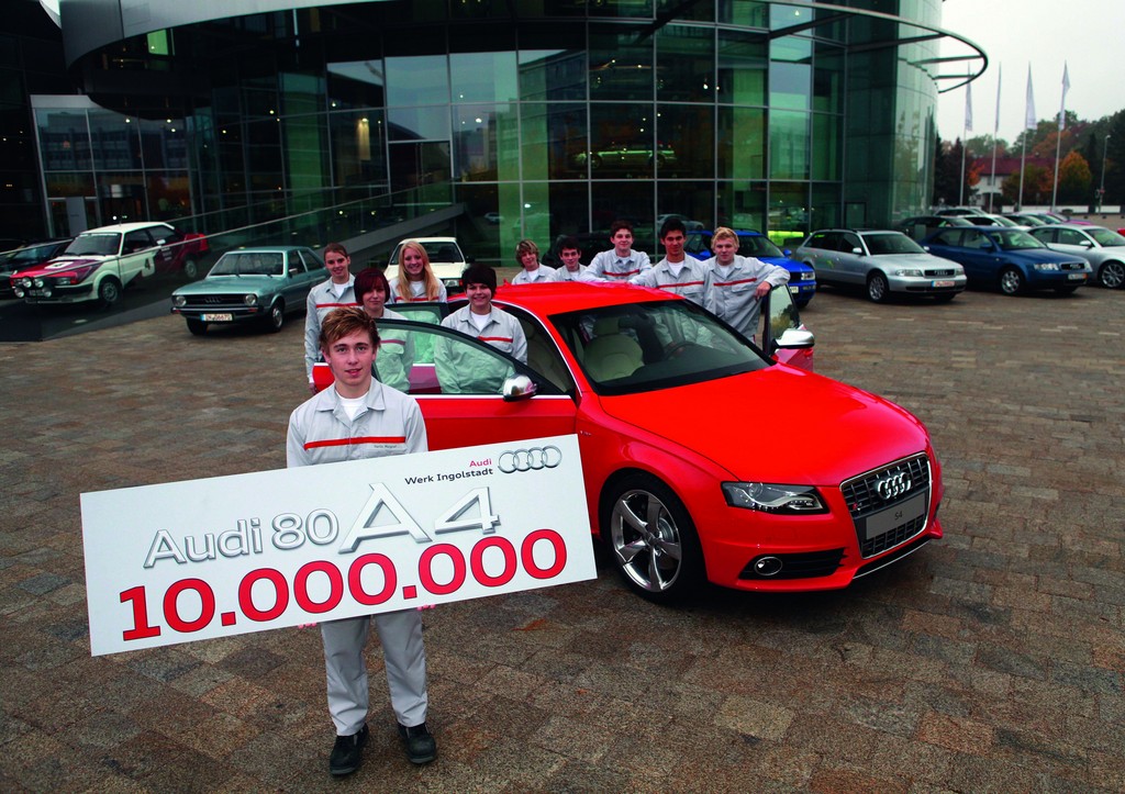 Audi feiert sein zehnmillionstes Auto in der Mittelklasse