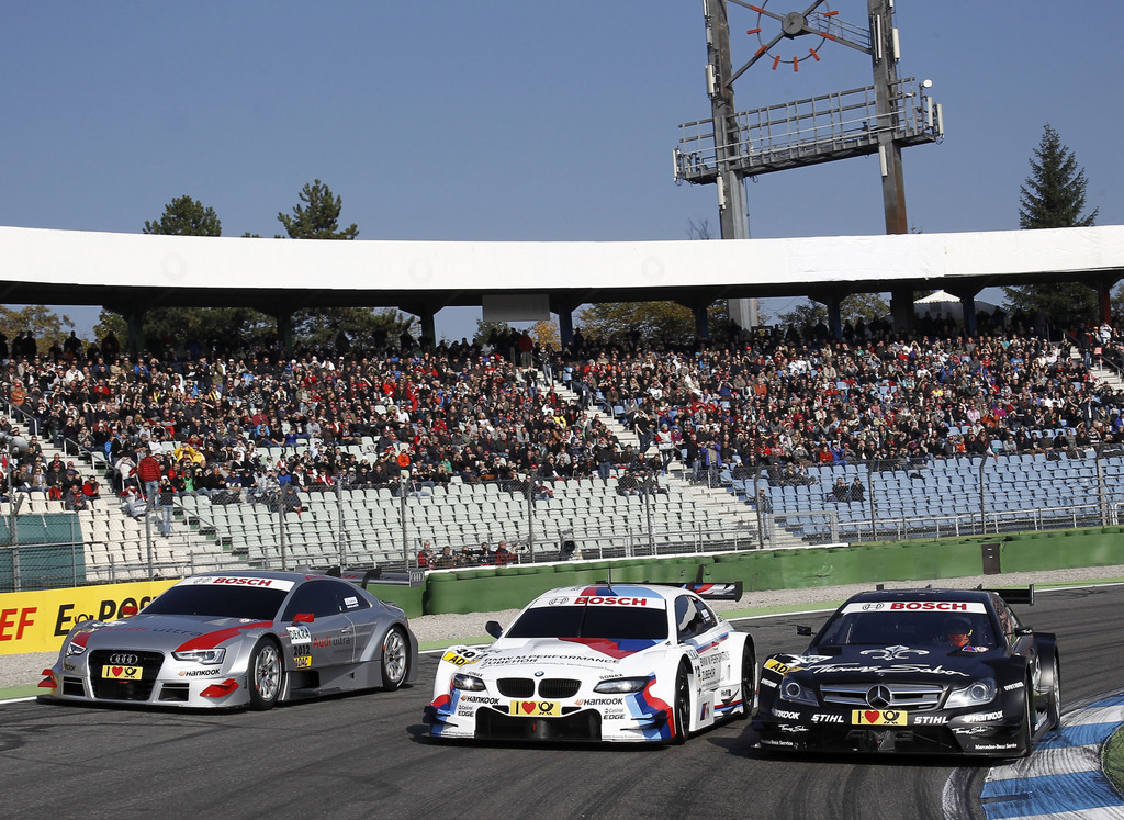 BMW M3 DTM: Premiere in Hockenheim mit den Gegnern in der Saison 2012.