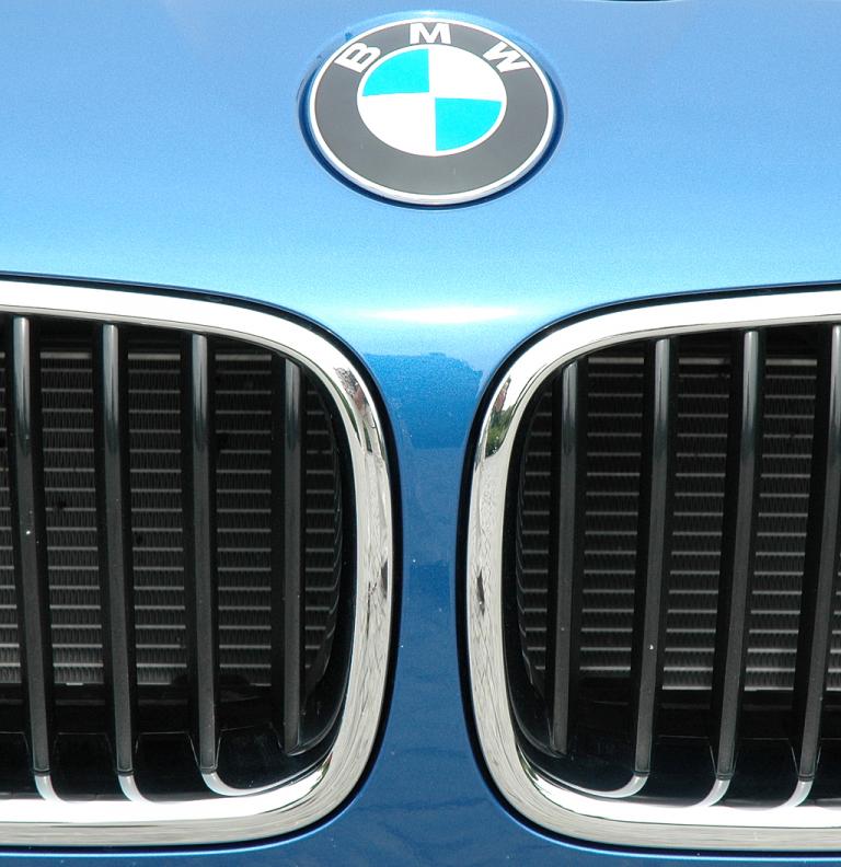 BMW M5: Das Markenlogo sitzt vorn über der Doppelniere. 