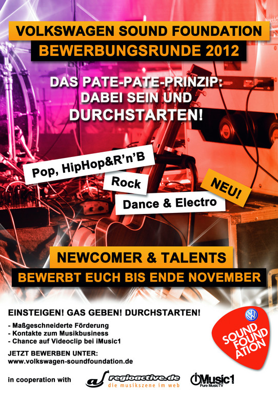 Bewerbungsstart für Sound Foundation 2012