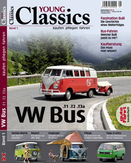 Delius Klasing Verlag startet mit neuer Young Classics Reihe „Alles zum VW Bulli“