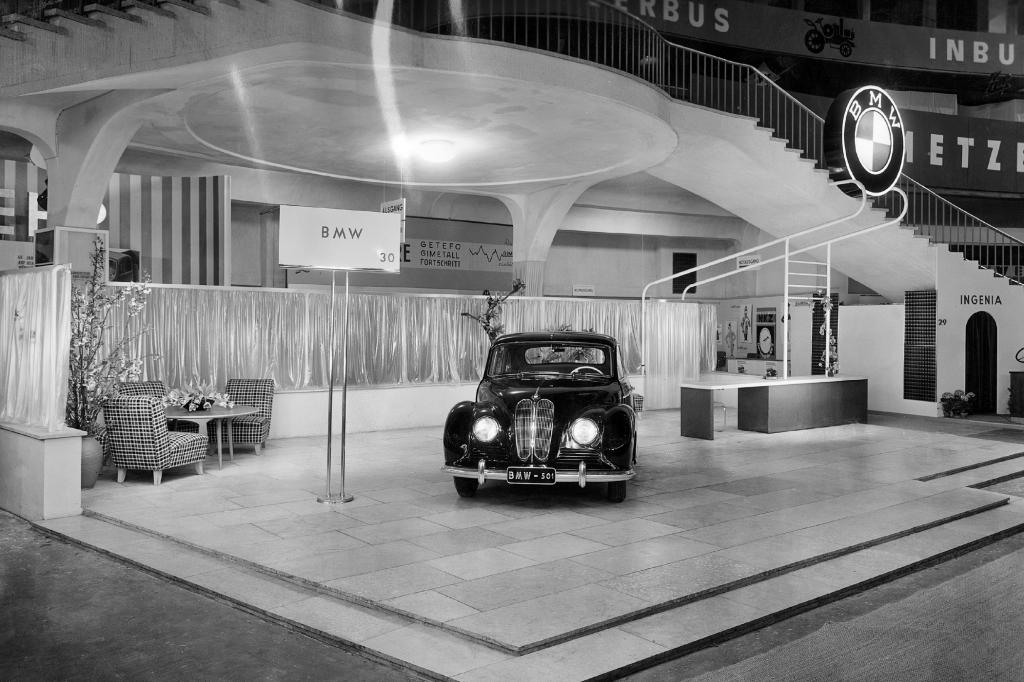 Der BMW 501 bei der Weltpremiere 1951