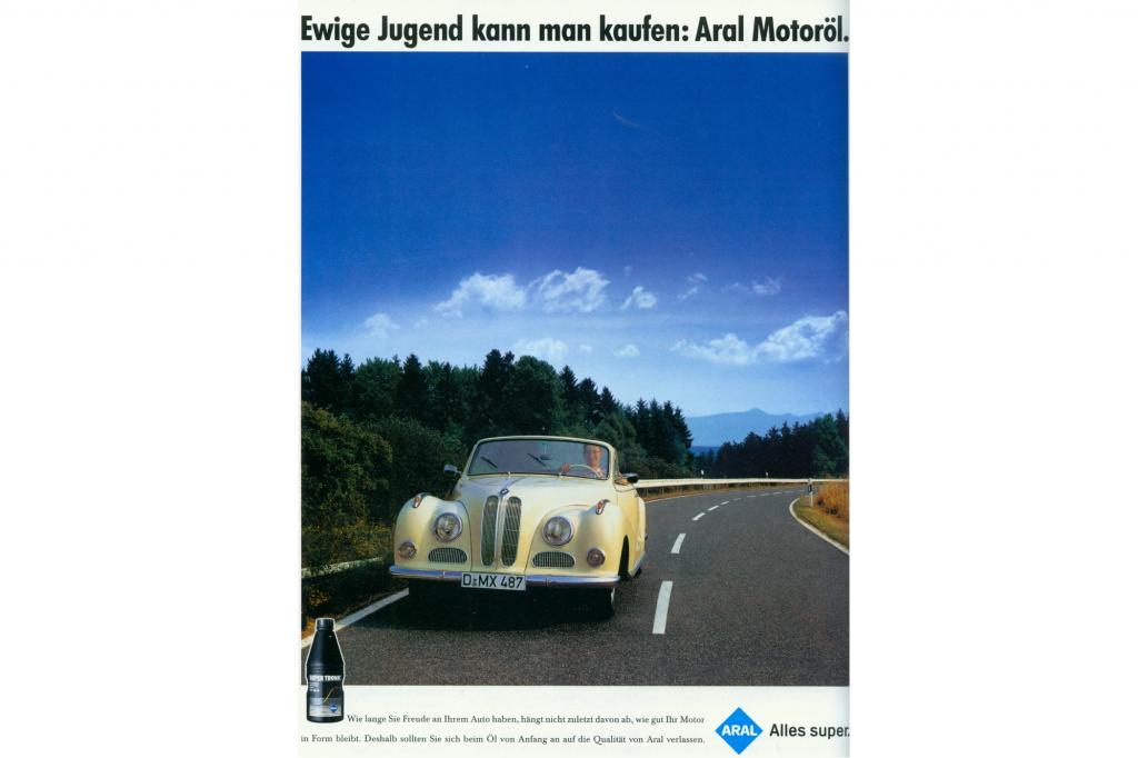 Der BMW in der Aral-Werbung