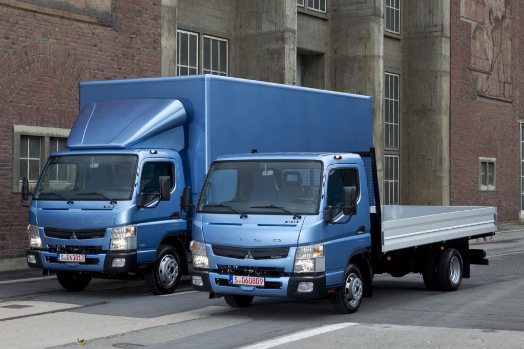 Die leichten Frontlenker-Lkw treten in drei Gewichtsklassen (3,5 t; 6,0 t; 7,5 t) an und kommen den Kunden mit bis zu fünf Radständen entgegen. 