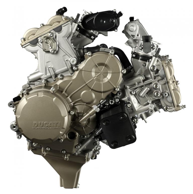 Ducati verrät Details zum neuen Modell Panigale 1199 nur scheibchenweise. Der neue Motor mit zwei Zylindern im Winkel von 90 Grad wird 195 PS leisten. 