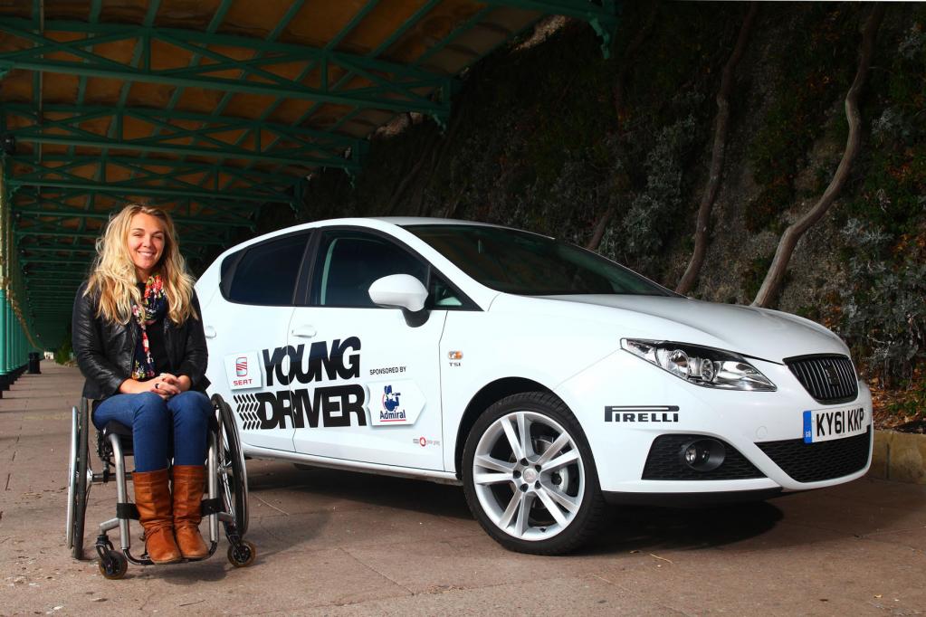 Fahrertraining für junge Behinderte