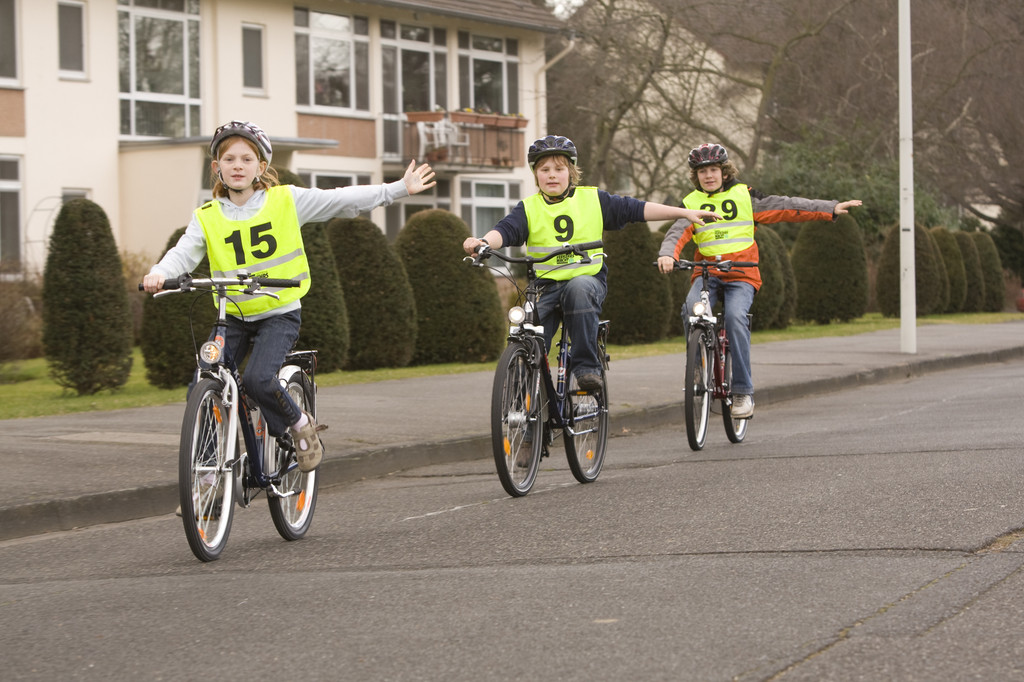 Fahrradfahren nie ohne Helm.