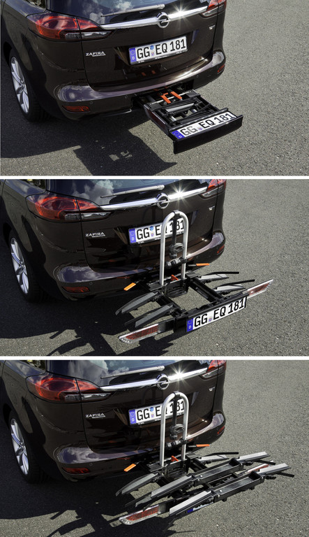 Flexfix-Fahrradträger des Opel Zafira Tourer.