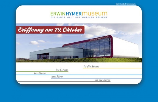Hymer-Caravan-Museum: Eröffnung am 29. Oktober