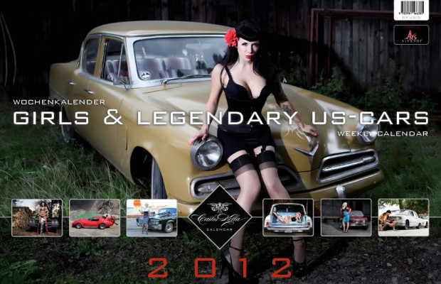 Kunst mit Kurven – „Girls & Legendary US-Cars“ Kalender 2012
