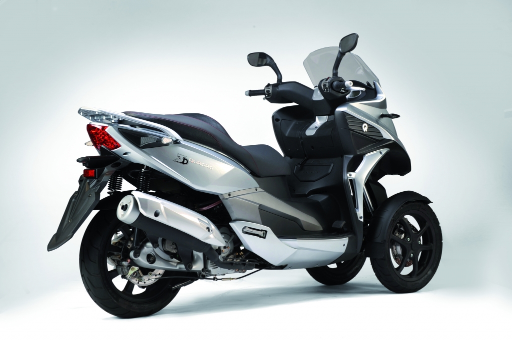 MSA nimmt dreirädrigen Motorroller Quadro 350 D ins Programm
