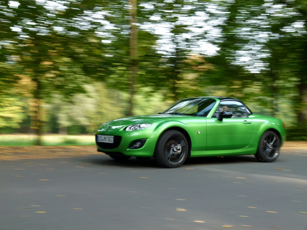 Mazda MX-5 Karai im Test: giftgrünes Fahrvergnügen