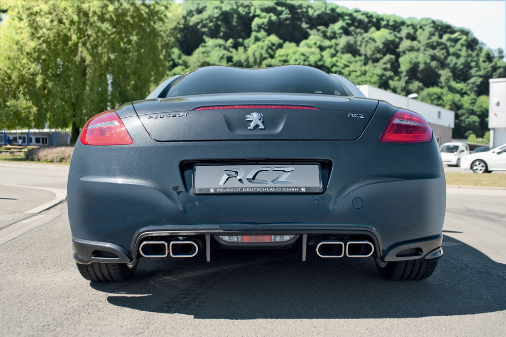 Peugeot RCZ-Sportschalldämpfer.