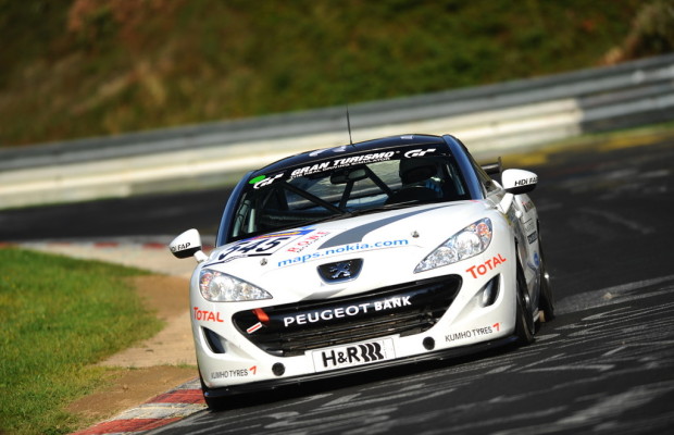 Peugeot RCZ bestes Dieselfahrzeug der VLN-Meisterschaft