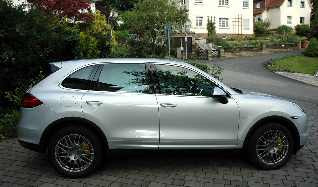 Porsche Cayenne Diesel: Und so sieht der SUV von der Seite aus.