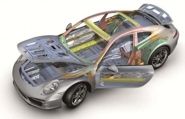 Porsche-Leichtbau im neuen 911 - Der richtige Material-Mix macht´s