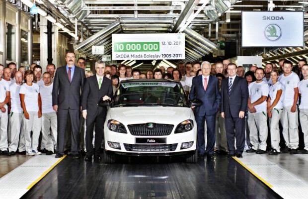 Skoda-Stammwerk feiert Produktionsjubiläum
