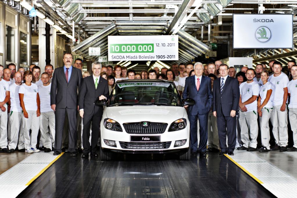 Skoda-Stammwerk feiert Produktionsjubiläum