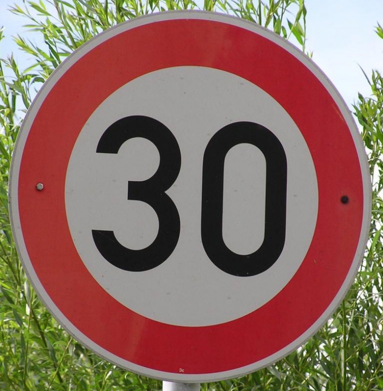 Tempo 30 wegen der Nachtruhe