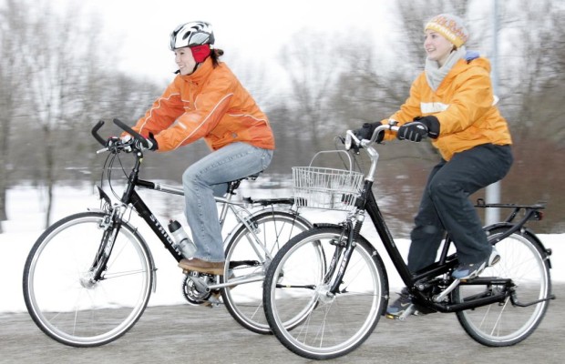 : Mehr Winter-Fahrradfahrer unterwegs
