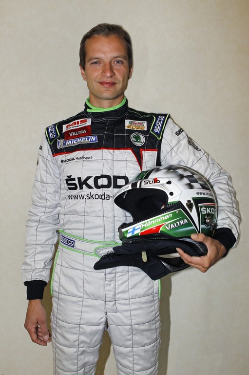 Škoda-Rallyepilot Juho Hänninen.