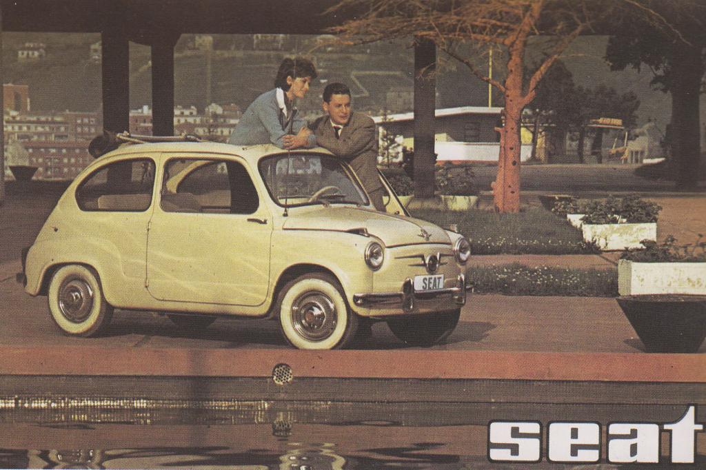 Auch der Seat 600 war in echt ein Fiat